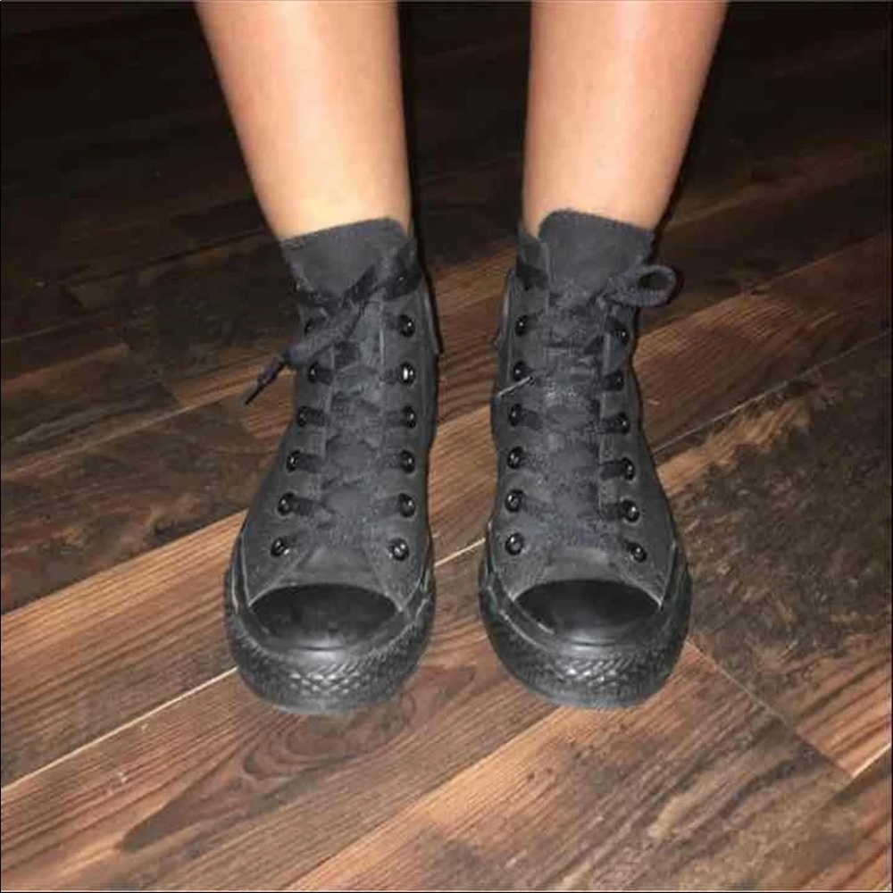 Black High Top Converse